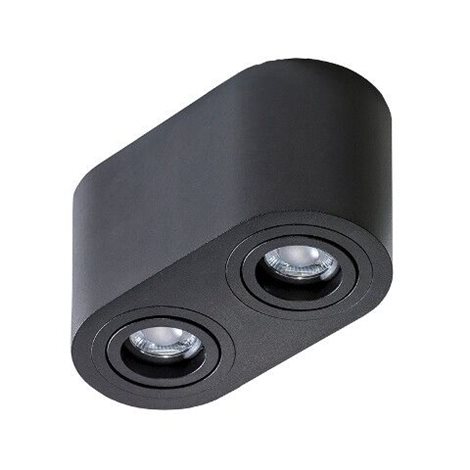 Brant 2 přisazené svítidlo 2x GU10 50W bez zdroje 18,5cm IP20, černé 1