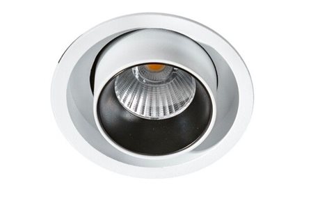 Luna zápustné svítidlo LED 15W 1150lm 3000K stmívatelné IP20, bílá/černá 11