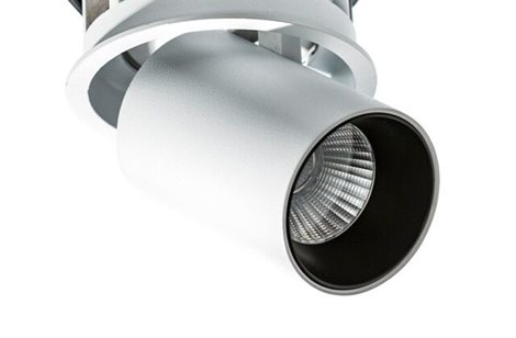 Luna zápustné svítidlo LED 15W 1150lm 3000K stmívatelné IP20, bílá/černá 2