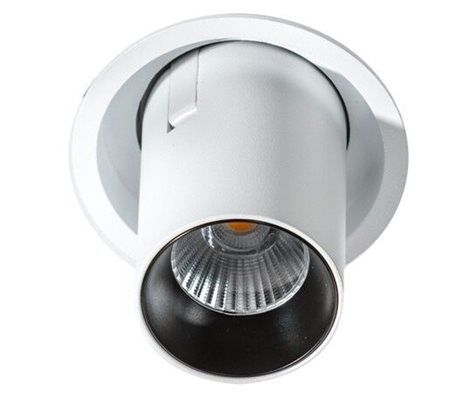 Luna zápustné svítidlo LED 15W 1150lm 3000K stmívatelné IP20, bílá/černá 8