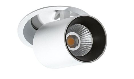 Luna zápustné svítidlo LED 15W 1150lm 3000K stmívatelné IP20, bílá/černá 1