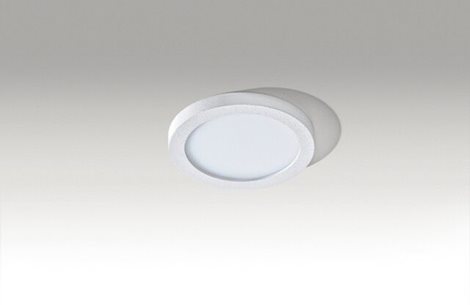 Slim vestavné koupelnové svítidlo LED 6W 500lm 3000K 9cm kulaté IP44, bílé 2