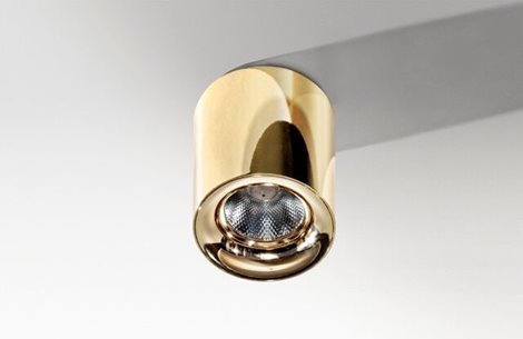Mane přisazené bodové svítidlo LED 11W 991lm 3000K 8cm kulaté IP20, zlaté 4