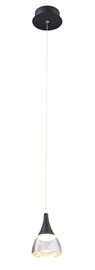 Dalmatia závěsné svítidlo LED 5W 300lm 3000K 12cm IP20, černé