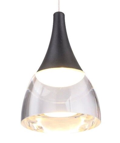 Dalmatia závěsné svítidlo LED 5W 300lm 3000K 12cm IP20, černé 2