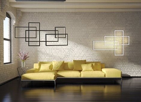Quadratus závěsné svítidlo LED 105W 6500lm 3000K stmívatelné 130cm IP20, bílé 3