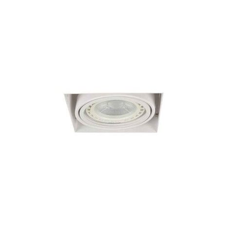 Nova podhledové svítidlo 1x GU10 40W bez zdroje 15cm hranaté IP20, bílé 2