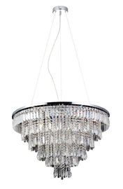 Kalabria XL závěsné svítidlo 12x G9 40W bez zdroje 80cm kulaté IP20, chrom/křišťál