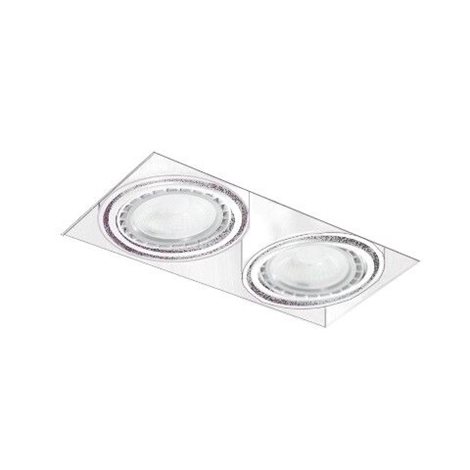 Nova 2 podhledové svítidlo 2x GU10 40W bez zdroje 30cm hranaté IP20, bílé 2