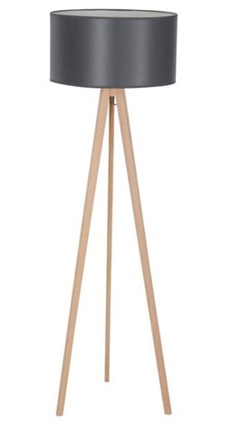 Tripod Wood tělo stojací lampy 1x E27 60W bez zdroje 130cm IP20, světlé dřevo 6