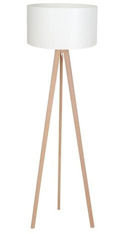 Stínidlo pro stojací lampy AZ3013 Tripod Wood a AZ3329 Tristan 45cm, bílé 2
