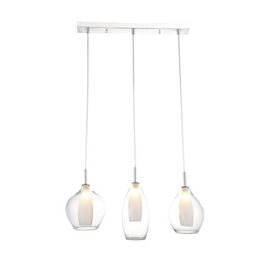 Amber Milano 3 závěsné svítidlo 3x G9 40W bez zdroje 60cm IP20, čiré/opálové sklo