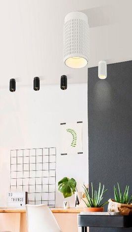 Avica stropní bodové svítidlo 1x GU10 35W bez zdroje 6,5cm kulaté IP20, bílé 2