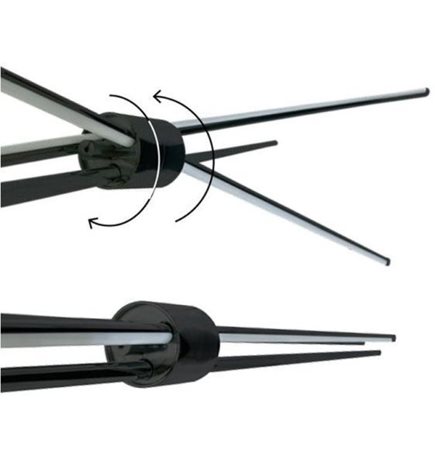 Jax stojací lampa LED 25W 1035lm 3000K 145cm IP20, černá 2