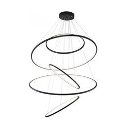 Wheel XXL závěsné svítidlo LED 190W 11400lm 3000K stmívatelné 120cm IP20, černé