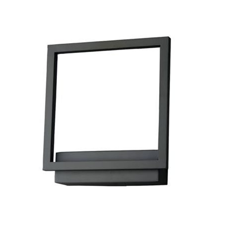 Opera nástěnné svítidlo LED 18W 1020lm 3000K 25,5cm hranaté IP20, černé 1