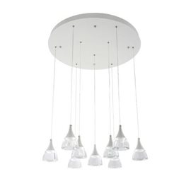 Dalmatia 9 závěsné svítidlo 45W 3880lm 68cm 3000K stmívatelné IP20, bílé