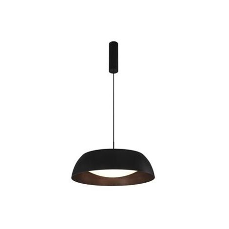 Lenox stropní svítidlo LED 24W 1720lm 2600-6000K stmívatelné 41cm IP20, černo-měděné + ovladač 1