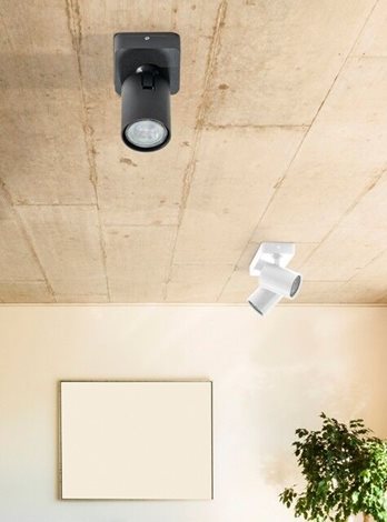 Exo 1 přisazené bodové svítidlo 1x GU10 35W bez zdroje IP20, bílé 3