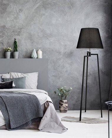Tristan tělo stojací lampy 1x E27 60W bez zdroje 140cm IP20, černé 6
