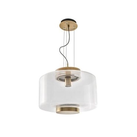 Sorel závěsné svítidlo 1x E27 40W bez zdroje 40cm IP20, mosazné 1