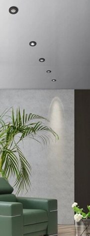 Fill podhledové svítidlo LED 5W 425lm 4000K 4,5cm kulaté IP20, černé 2