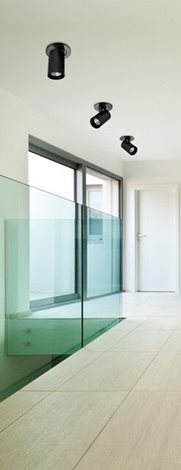 Luna stropní zápustné bodové svítidlo LED 7W 505lm 3000K IP20, černá/bílá 2