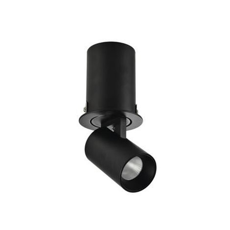 Luna stropní zápustné bodové svítidlo LED 7W 505lm 3000K IP20, černá/černá 1