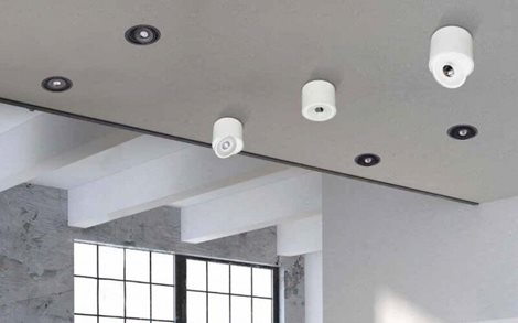 Boston Tube přisazené bodové svítidlo LED 10W 685lm 3000K stmívatelné 10,5cm kulaté IP20, bílé 3