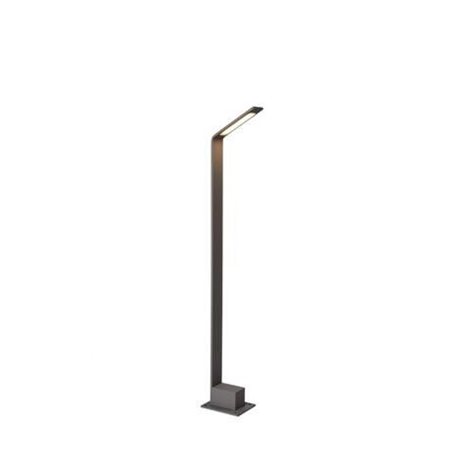 Agape venkovní sloupkové svítidlo LED 6W 480lm 3000K 60cm IP54, tmavě šedé 1