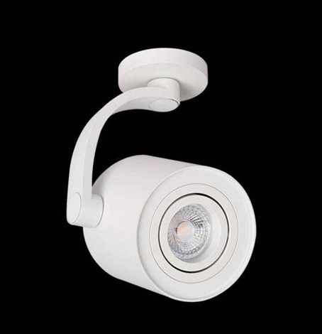 Bross Arm stropní bodové svítidlo 1x GU10 35W bez zdroje IP20, bílé 3