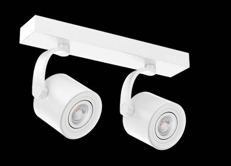 Bross Arm 2 stropní bodové svítidlo 2x Gu10 35W bez zdroje 33cm IP20, bílé 2