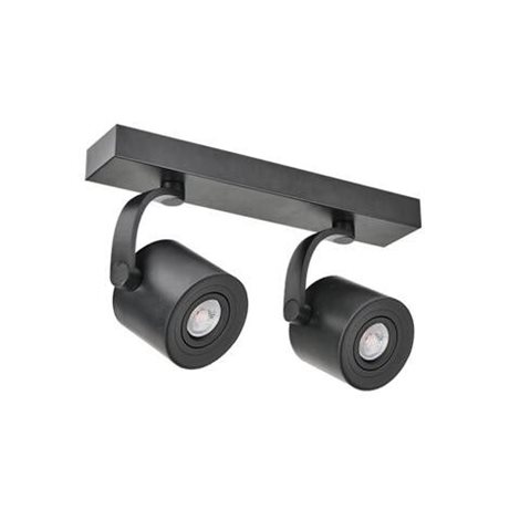 Bross Arm 2 stropní bodové svítidlo 2x Gu10 35W bez zdroje 33cm IP20, černé 1
