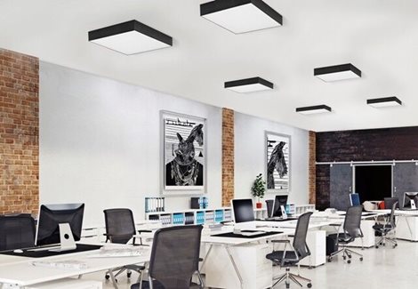 Monza II přisazené svítidlo LED 18W 1890lm 3000K 17,5cm hranaté IP20, bílé 2