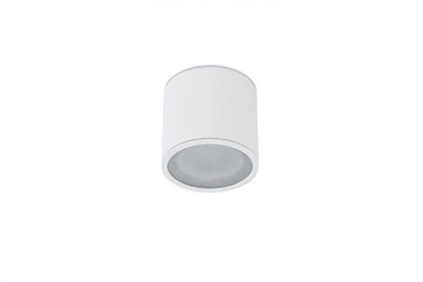 Alix venkovní přisazené bodové svítidlo 1x GU10 50W bez zdroje 12cm kulaté IP54, bílé 1