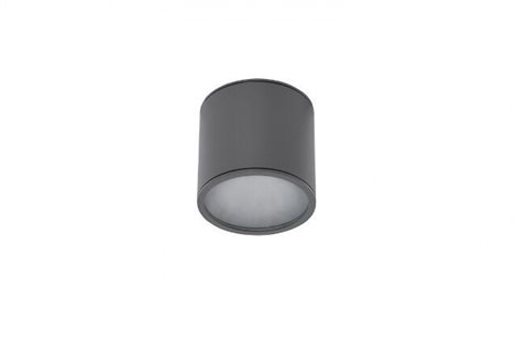 Alix venkovní přisazené bodové svítidlo 1x GU10 50W bez zdroje 12cm kulaté IP54, šedé 1