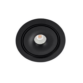 TORONTO podhledové svítidlo LED 10W 680lm 3200K 17cm kulaté IP20, černé