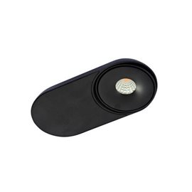 TORONTO 1 podhledové svítidlo LED 10W 680lm 3000K 20,5cm oválné IP20, černé