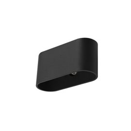 VEGA nástěnné svítidlo 1x G9 40W bez zdroje 16cm IP20, černé