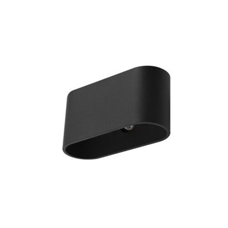 VEGA nástěnné svítidlo 1x G9 40W bez zdroje 16cm IP20, černé