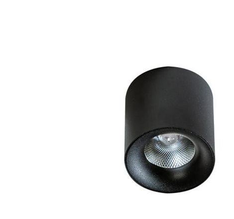 MANE přisazené bodové svítidlo LED 19W 1664lm 3000K 10cm kulaté IP20, černé 2