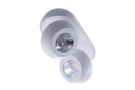 OJOS 2 přisazené bodové svítidlo LED 18W 1400lm 3000K IP20, bílé 5