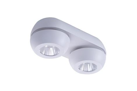 OJOS 2 přisazené bodové svítidlo LED 18W 1400lm 3000K IP20, bílé 6
