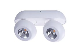 OJOS 2 přisazené bodové svítidlo LED 18W 1400lm 3000K IP20, bílé