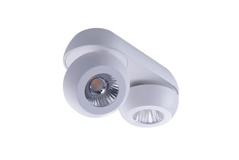 OJOS 2 přisazené bodové svítidlo LED 18W 1400lm 3000K IP20, bílé 8