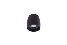 ROTONDO přisazené bodové svítidlo 1x GU10 50W bez zdroje 10cm kulaté IP20, černé