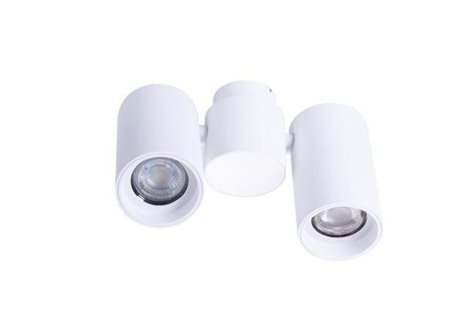 MAKALU 2 přisazené bodové svítidlo 2x GU10 50W bez zdroje IP20, bílé 8