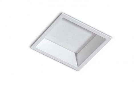 AIDA podhledové svítidlo LED 16W 1300lm 3000K 14,5cm hranaté IP20, bílé 3