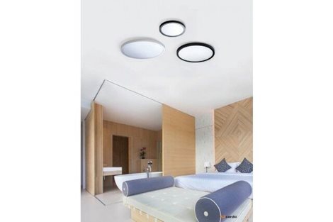 MALTA přisazené svítidlo LED 32W 2500lm 3000K 40cm kulaté IP20, bílé 3