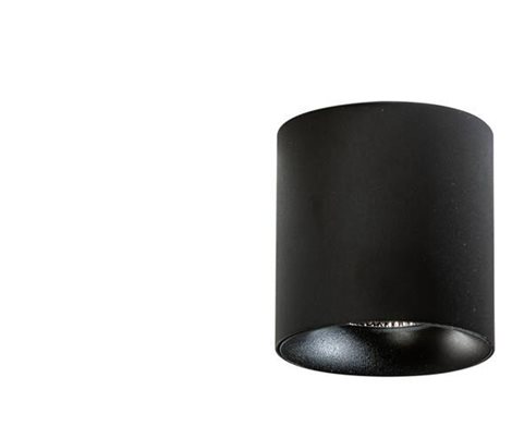 MANE přisazené bodové svítidlo LED 30W 2650lm 3000K stmívatelné 11,5cm kulaté IP20, černé 2